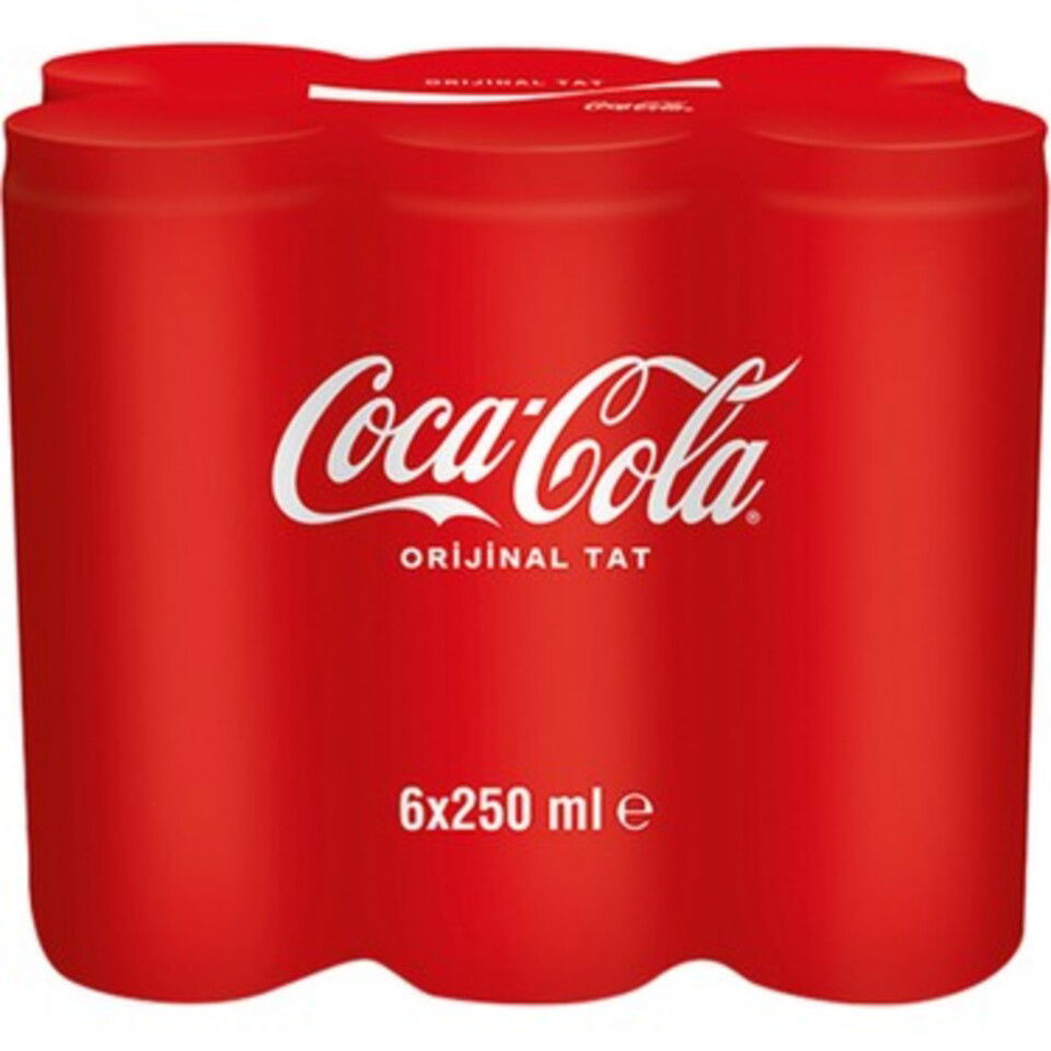 COCA COLA 6*250 ML-(CAN)